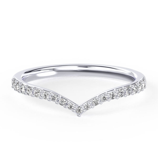 Wishbone Pave Ring