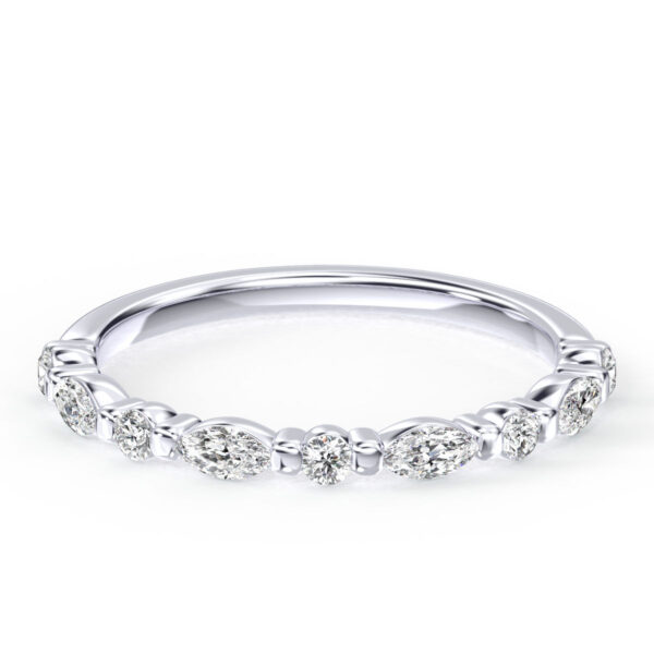 Marquise and Round Ring