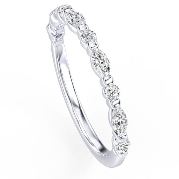 Marquise and Round Ring - Image 2