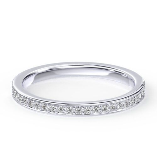 Classic Pave Ring Wedding Bands